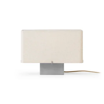 Audo - Nonna Tischleuchte, H 24, Aluminium