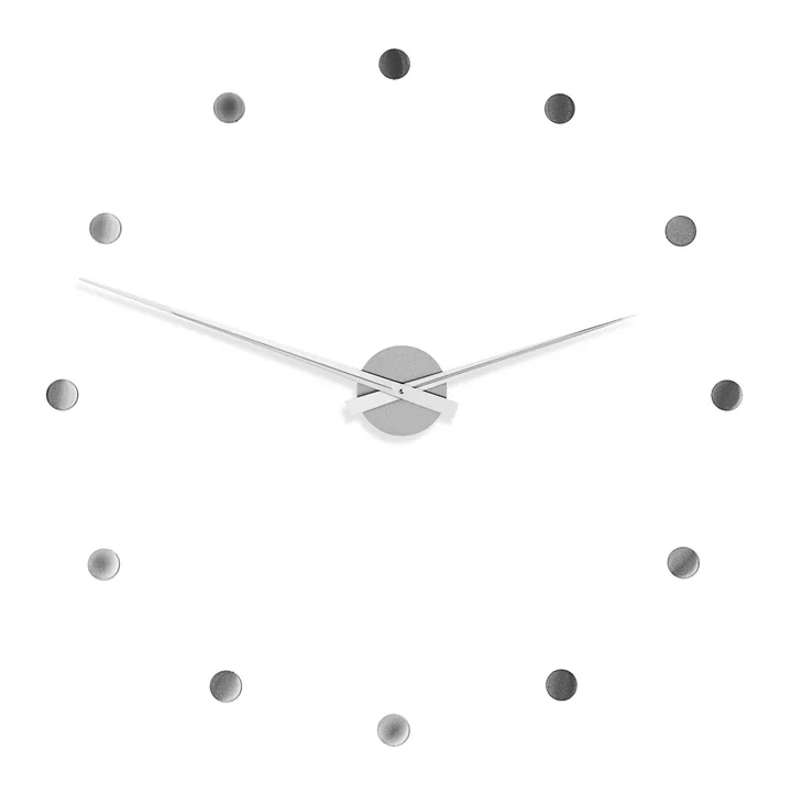 Radius Design - Flexible Wanduhr in Silber