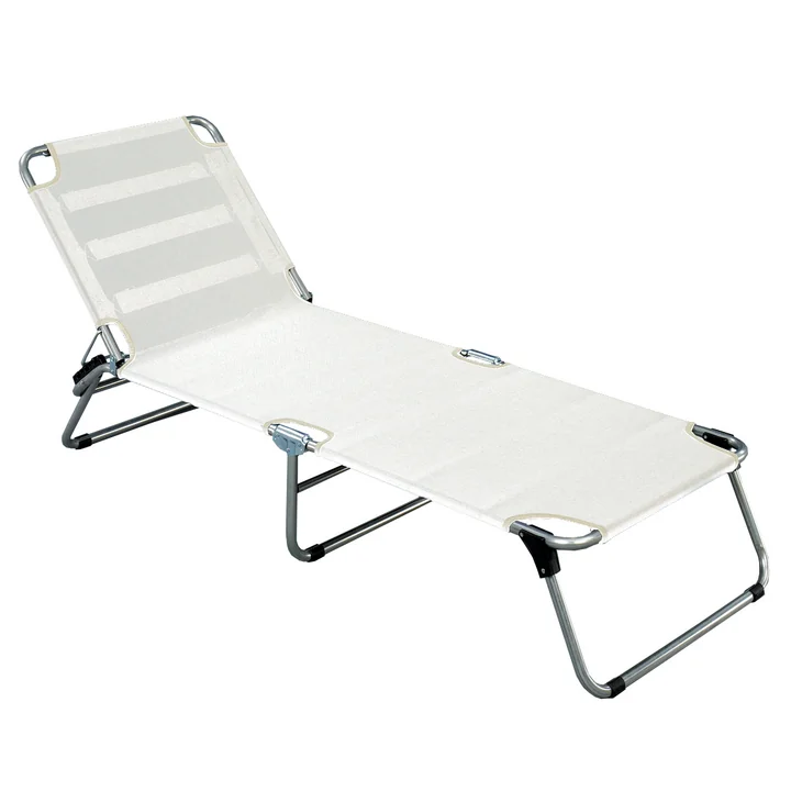 Amigo Alu Dreibeinliege von Fiam in Weiss