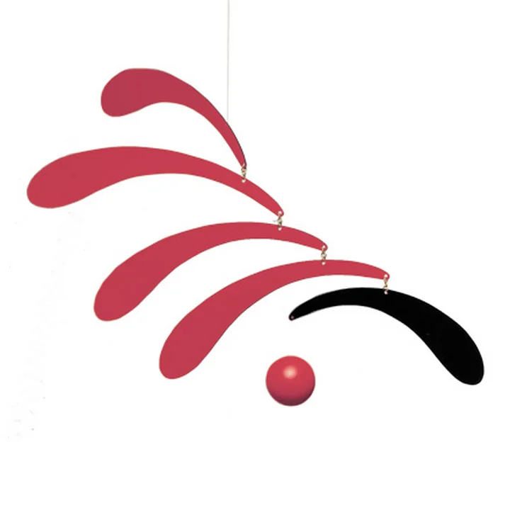 Flowing Rhythm Mobile, rot von Flensted Mobiles