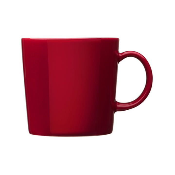 Teema Becher mit Henkel 0,3 l, rot von Iittala