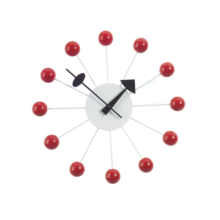 Ball Clock von Vitra in Rot