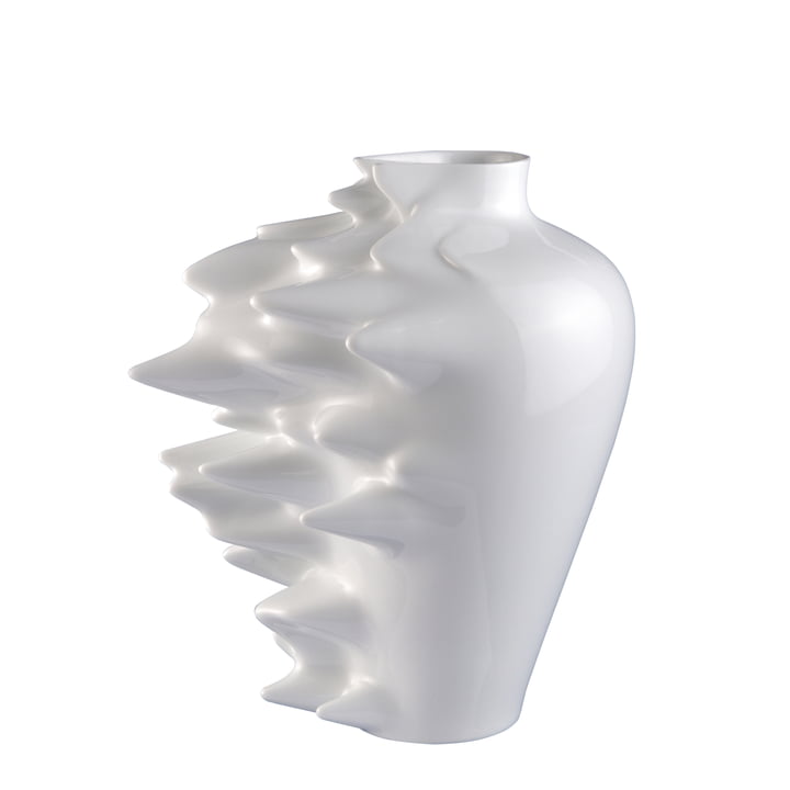 Rosenthal Fast Vase weiss, 30 cm