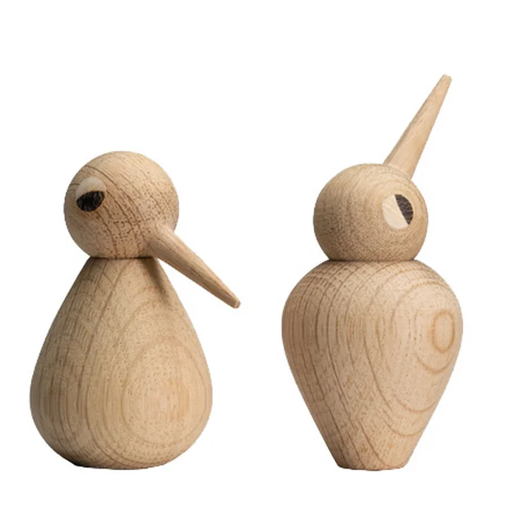 Die Birds Holzfigur von Kristian Vedel für ArchitectMade
