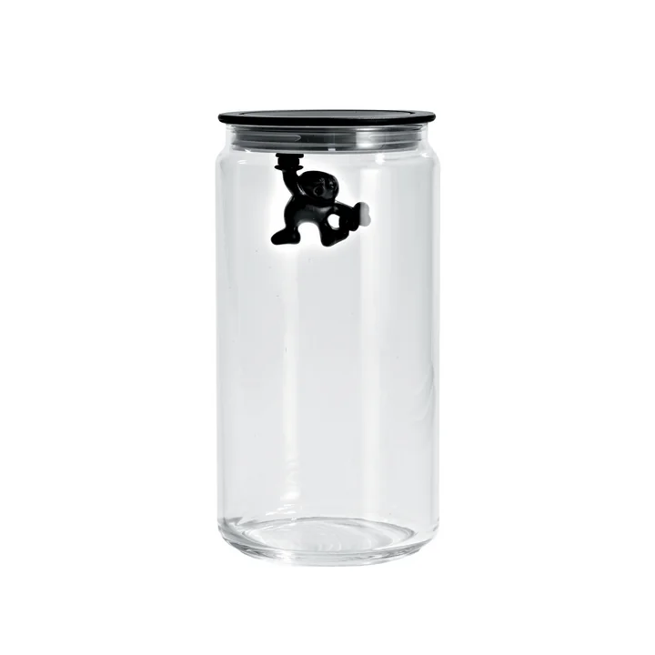 Gianni Küchendose, 140 cl, schwarz von A di Alessi