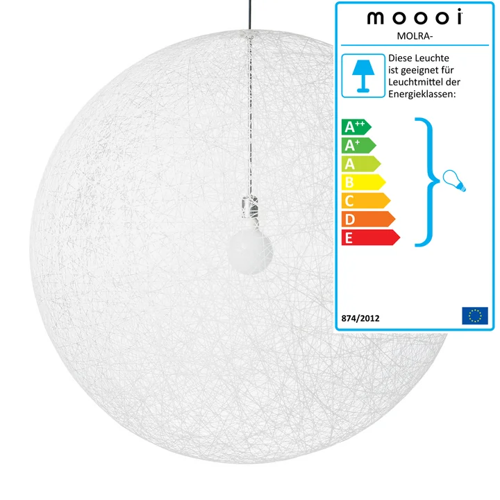 Random Light L von Moooi in Weiss