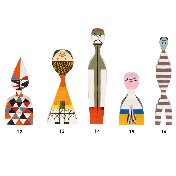 Wooden Dolls von Vitra, Gruppe 12-16