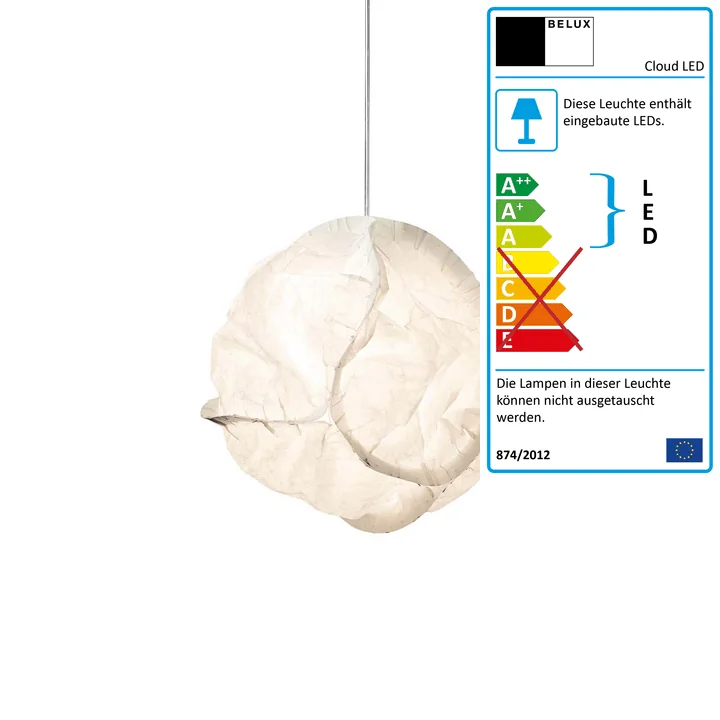 Cloud LED 5 Elemente Ø 48cm dimmbar DALI von Belux