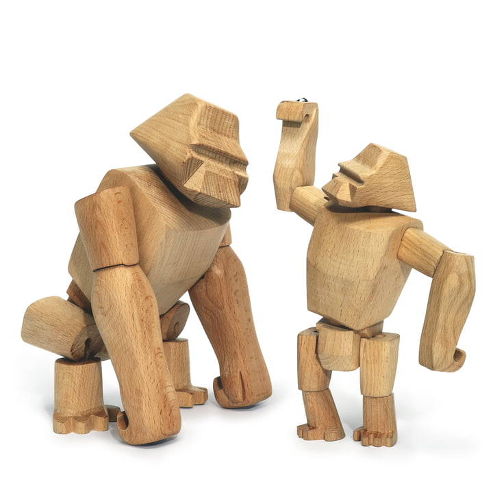 Der flexible Gorilla aus der Wooden Ceatures Serie von Areaware 