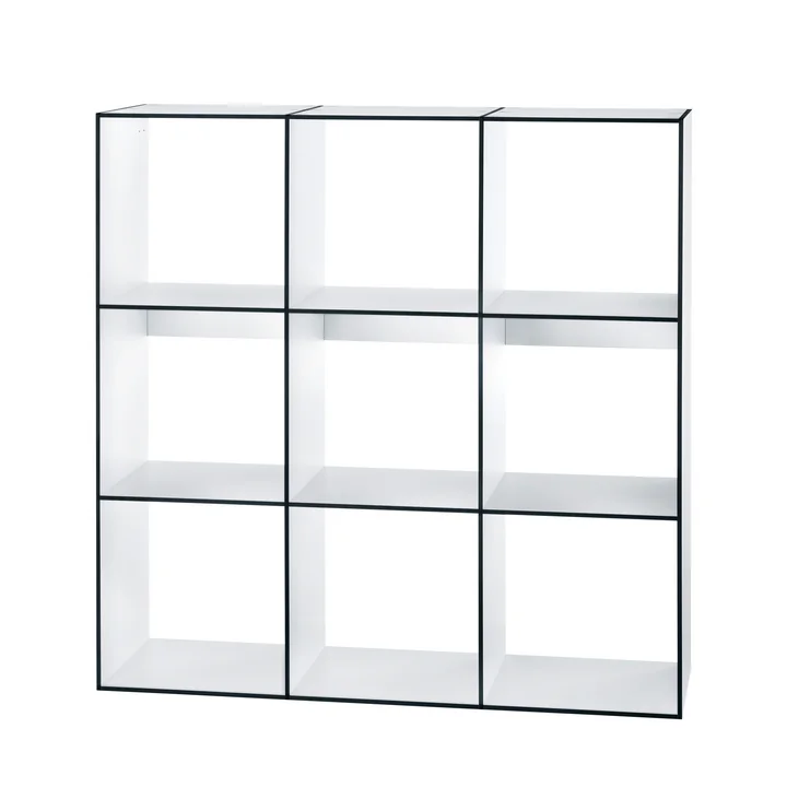 Bibliothek Modulregal HP 3x3 von Hans Hansen in Weiss