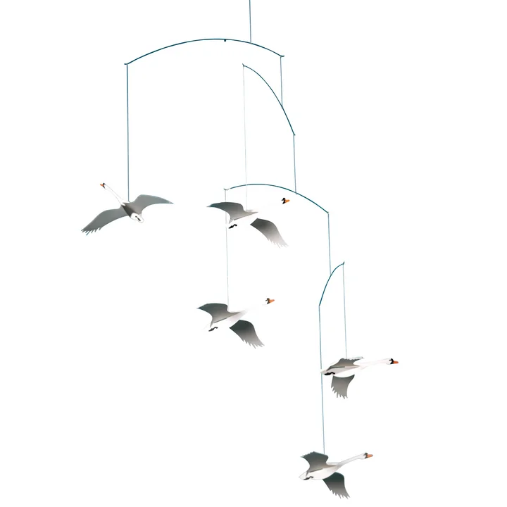  Die Schwäne des Nordens von Flensted Mobiles