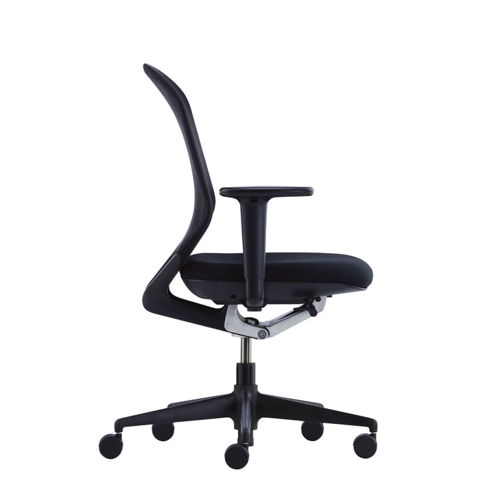 Vitra MedaPal, schwarz, Armlehnen