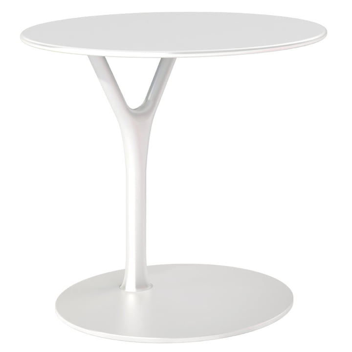 Der weisse Wishbone Table von Frost 