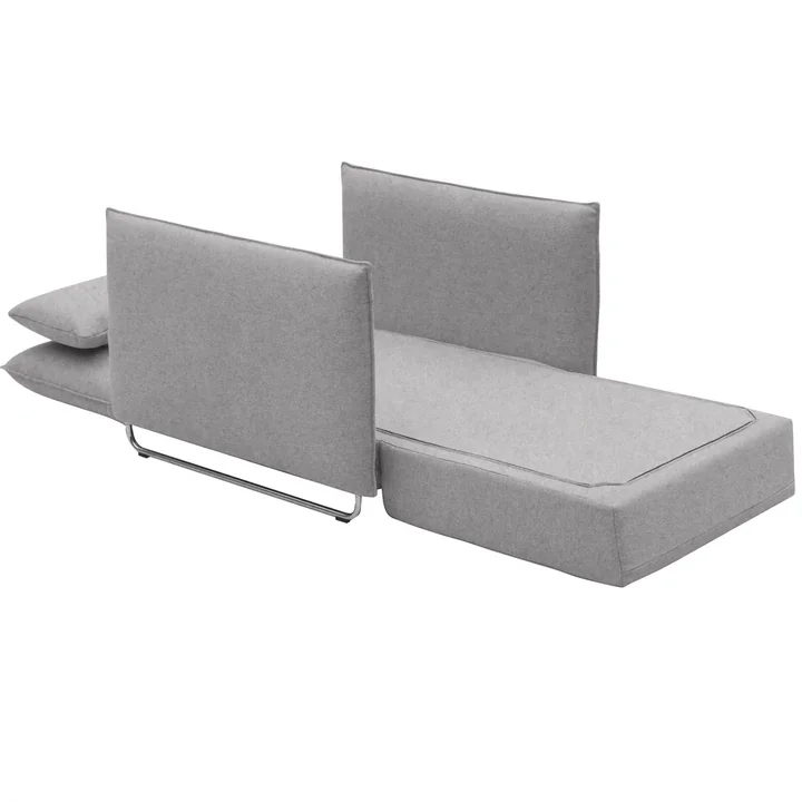 Cord Schlafsessel von Softline in Filz grau (620)
