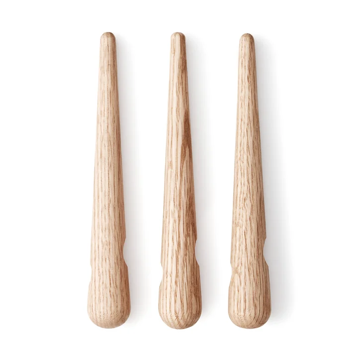 Normann Copenhagen - Timber Untersetzer - einzeln nebeneinander