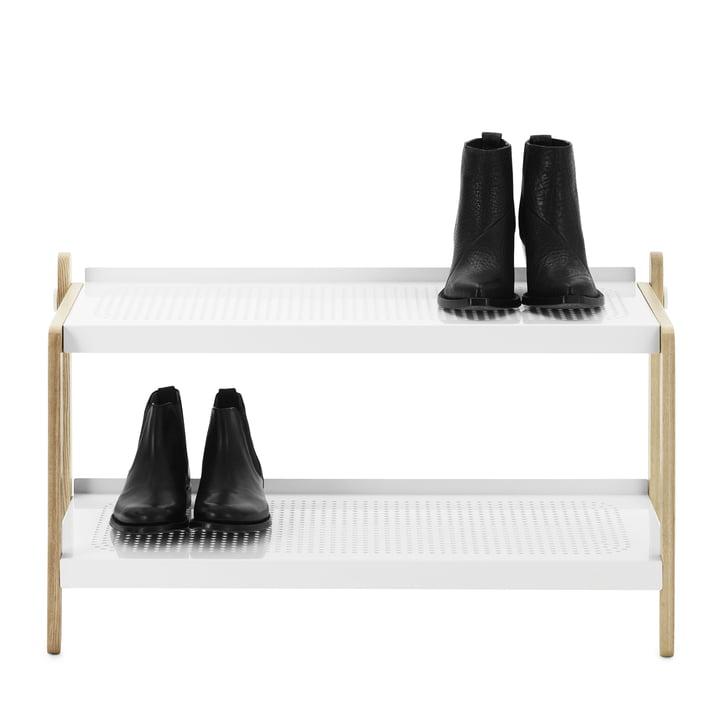 Normann Copenhagen - Sko Schuhregal, weiss - mit Schuhen