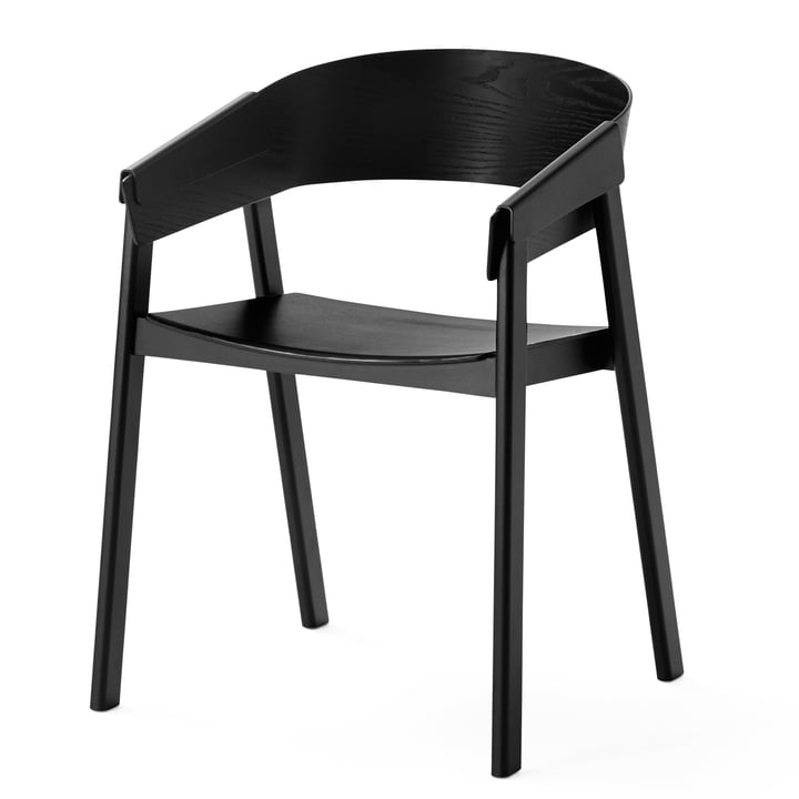 Cover Stuhl von Muuto in schwarz