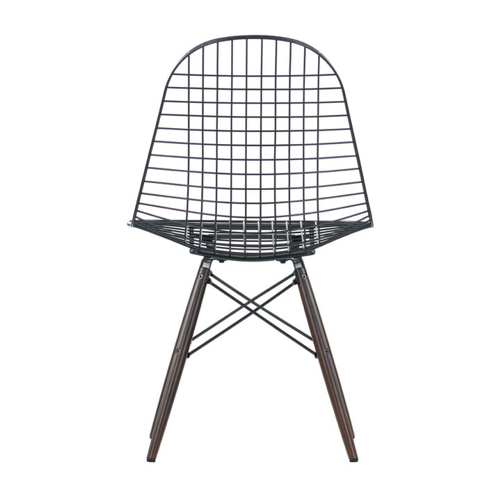 Vitra - Wire Chair DKW, Ahorn dunkel - Rückseite