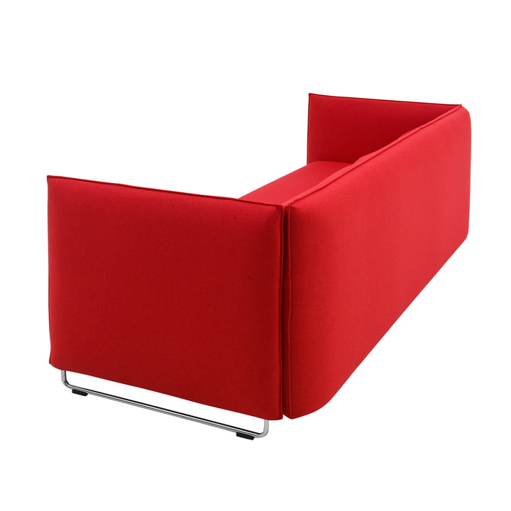 Softline - Metro Schlafsofa, rot - schräg hinten