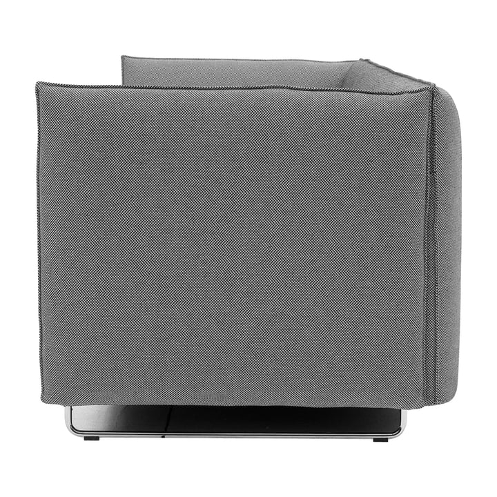 Softline - Metro Schlafsofa, hellgrau - Seite