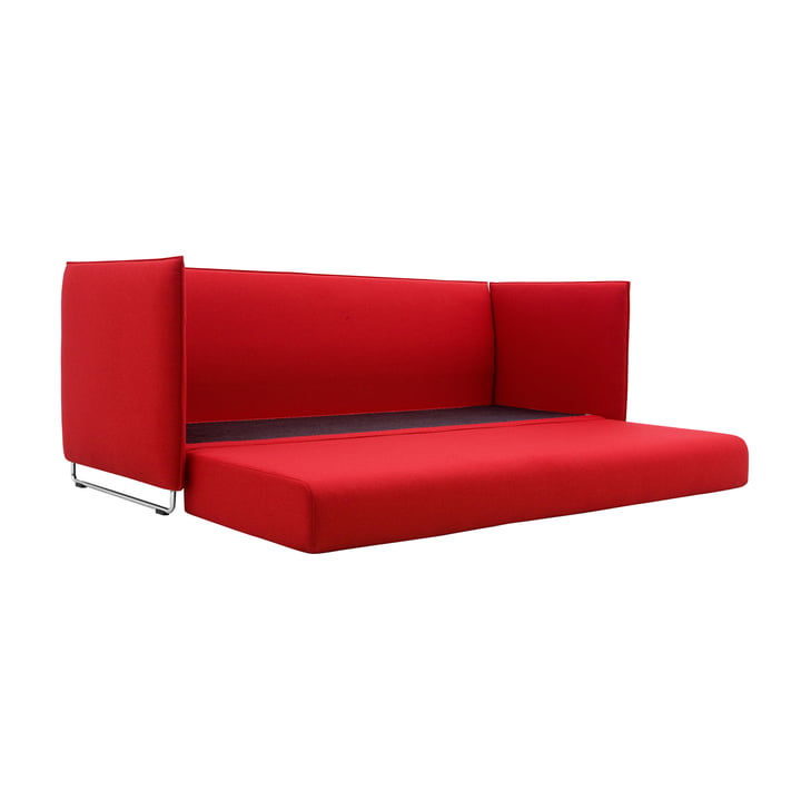 Softline - Metro Schlafsofa, rot - ausgeklappt