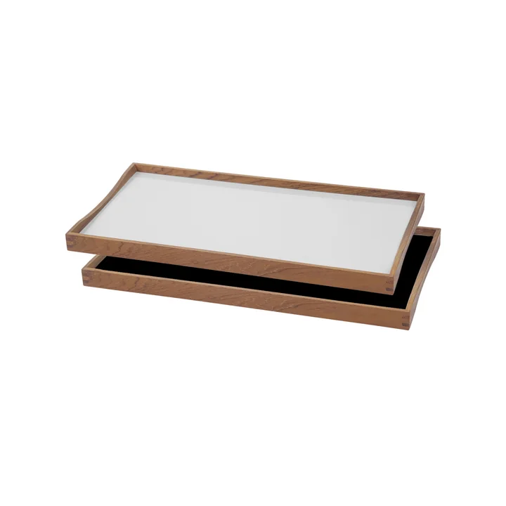 Das Tablett Turning Tray von ArchitectMade, 23 x 45 cm, weiss
