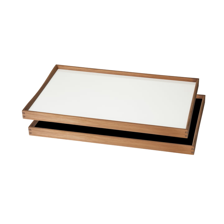 Das Tablett Turning Tray von ArchitectMade, 30 x 48 cm, weiss