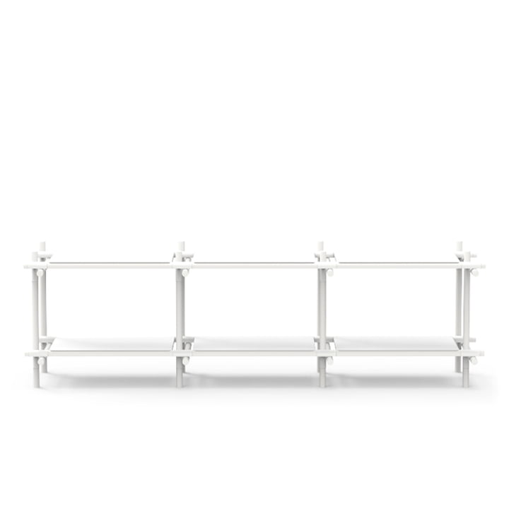 Stick System 3 x 2 von Menu in weiss / Esche weiss 