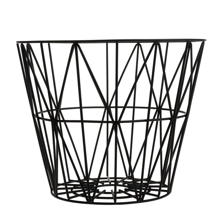 Wire Basket Medium von ferm Living in Schwarz