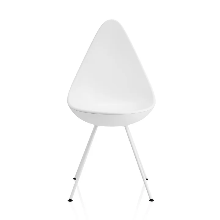 Drop Stuhl von Fritz Hansen in weiss