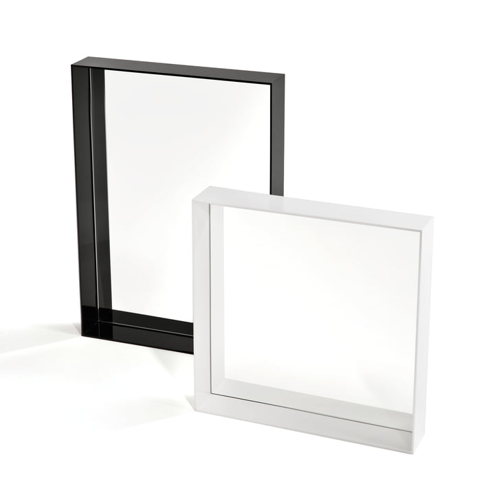 Only Me Spiegel, schwarz 50 x 70 cm, weiss 50 x 50 cm von Kartell