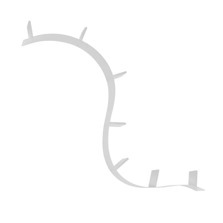 Bookworm, kurzes Regal (1A / Aluminium) von Kartell