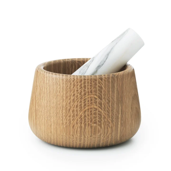 Normann Copenhagen - Craft Mörser mit Stössel, weiss