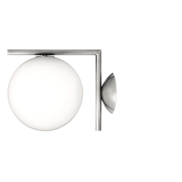 IC C/W1 BRO Wand- und Deckenleuchte von Flos in Chrom