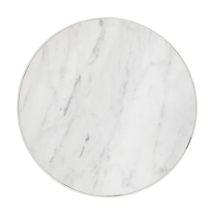 Ferm Living - Marble Marmor Tisch, medium, weiß