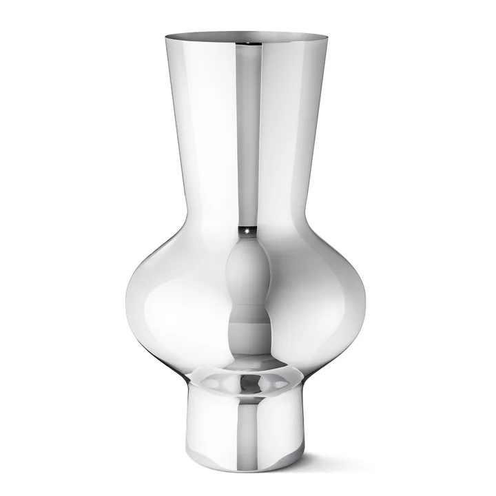 Georg Jensen - Alfredo Vase 470, Edelstahl