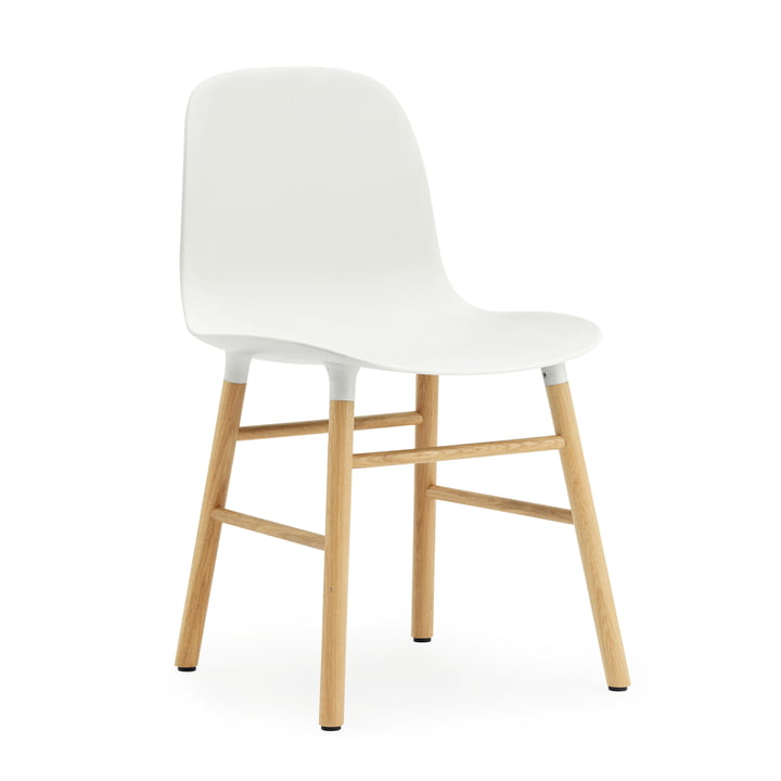 Form Chair von Normann Copenhagen in Weiß und Eiche