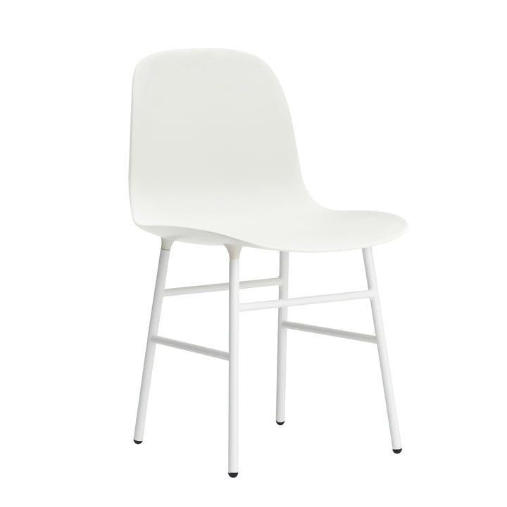 Form Stuhl Gestell Stahl von Normann Copenhagen in Weiß