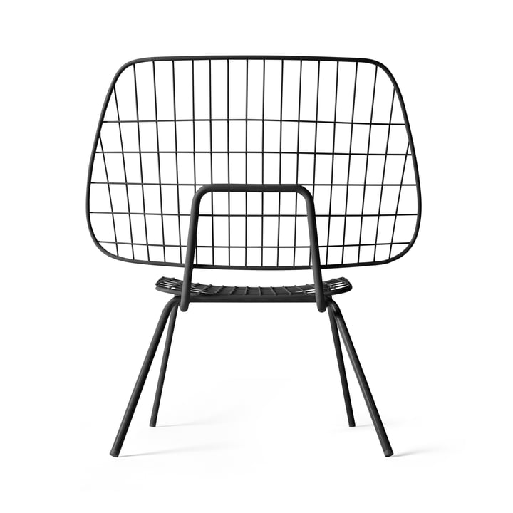 WM String Lounge Chair von Audo in Schwarz