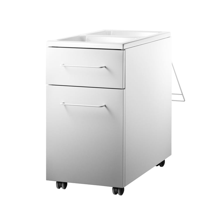 String - Works Schubladenschrank auf Rollen, weiss