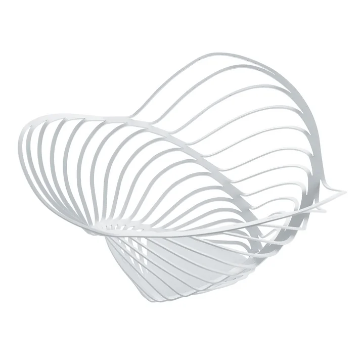 Trinity Korbschale, weiss von Alessi