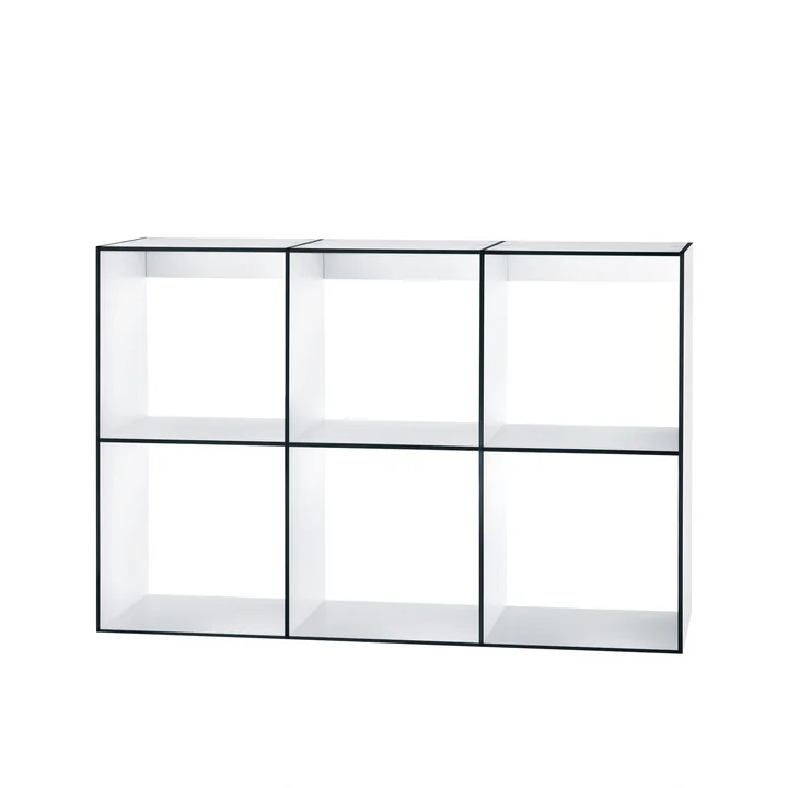 Bibliothek Modulregal HP 3x2 von Hans Hansen in Weiss