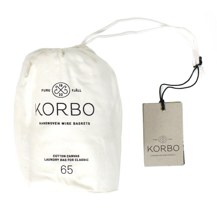 Laundry Bag 65 von Korbo in Weiss