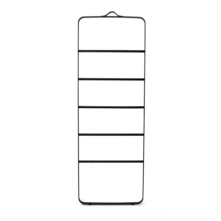 Towel Ladder von Audo in Eiche dunkel / schwarz