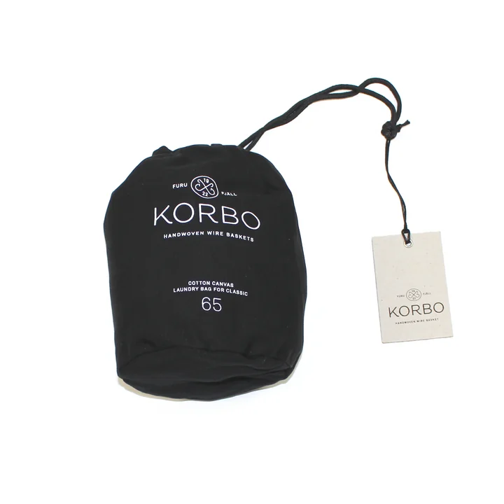Laundry Bag 65 von Korbo in Schwarz