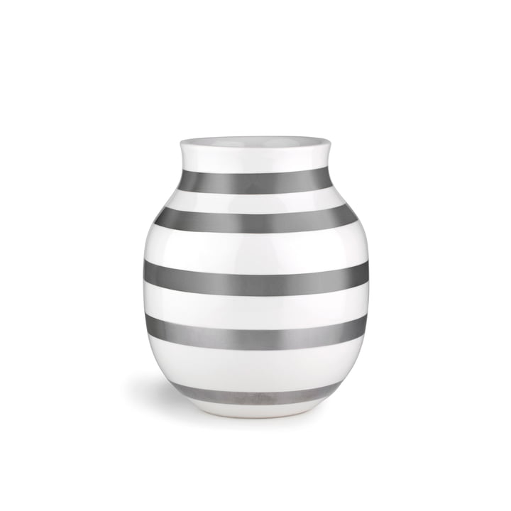 Omaggio Vase H 200 von Kähler Design in Silber