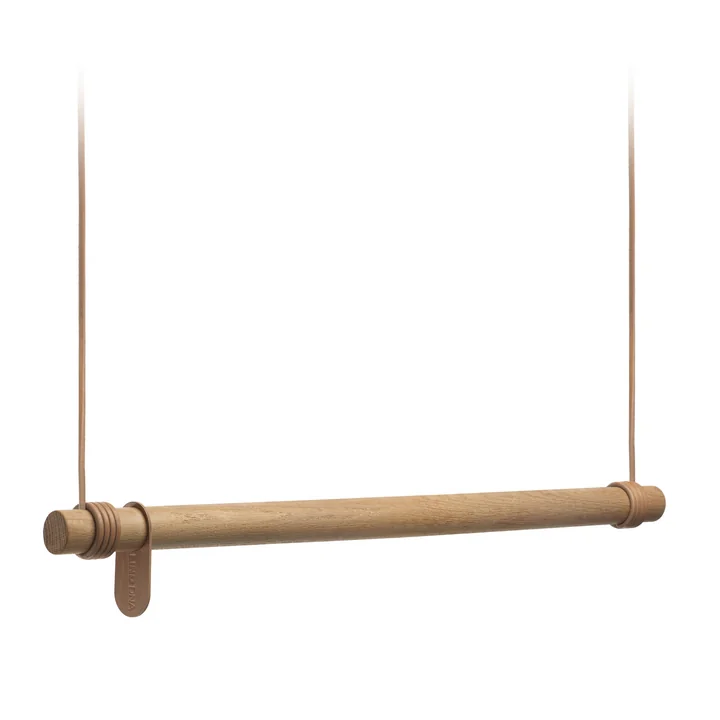 Swing Hängegarderobe von Lind DNA aus Eiche natur / Leder natur