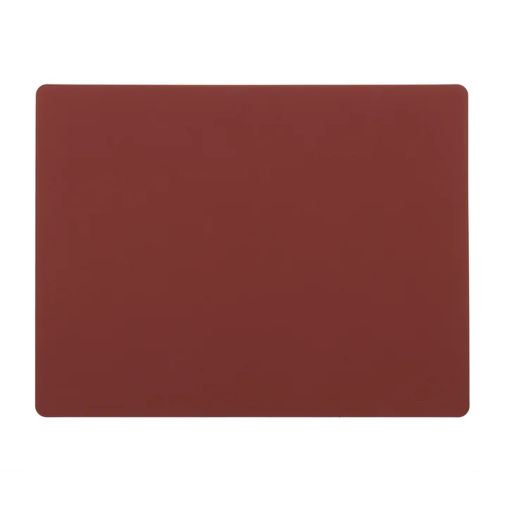 Tischset Square L 35 x 45 cm von Lind DNA in Nupo Rot
