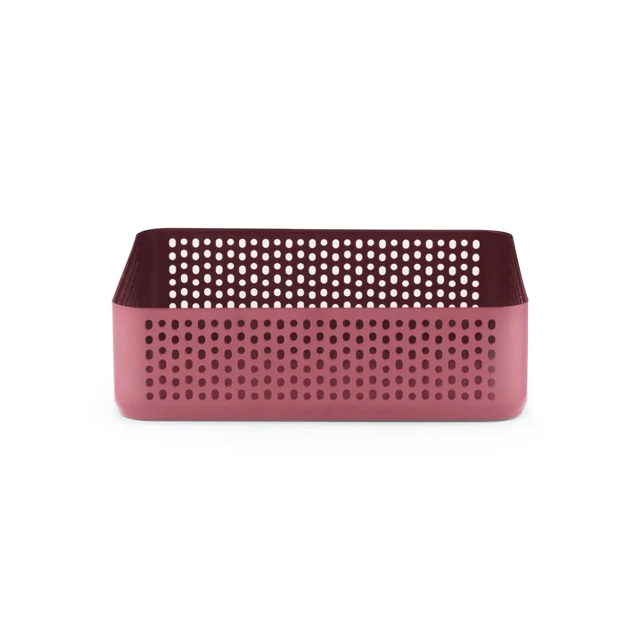 Nic Nac Organizer 22,5 x 22,5 cm von Normann Copenhagen in Dunkelrot