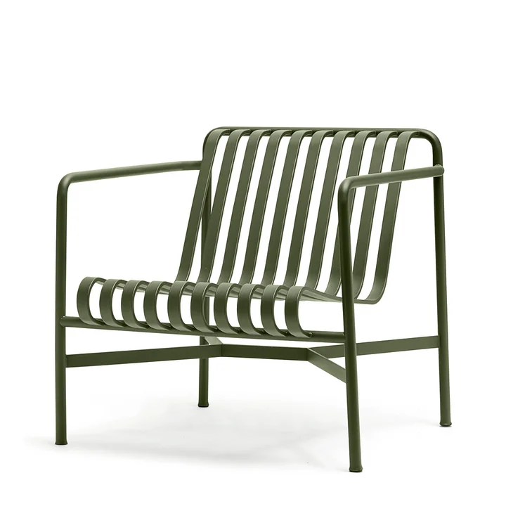 Der Palissade Lounge Chair Low von HAY in olive